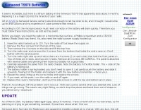 Kenwood TS570 Battery problem