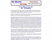 A Full Wave Loop for 80 - 10 Metres