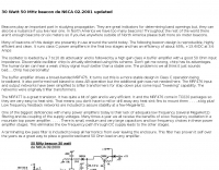 50Mhz Beacon project
