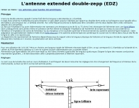 Doube Zepp extended antenna