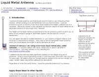 Liquid Metal Antenna