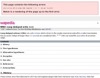 Wapedia: Long Delayed Echoes