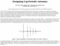 Designing Log Periodic Antennas