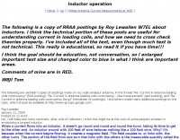 Inductor operation
