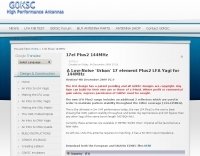 17 elements 144 MHz Plus2 LFA Yagi