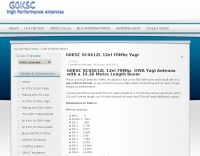 12 elements Yagi for 70Mhz