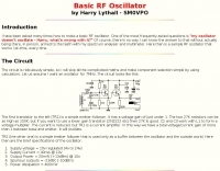 Basic RF Oscillator