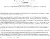 Technical Reference/Receivers/Regenerative Receiver