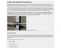 A High Gain Mode J/B Yagi Antenna