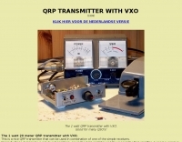 QRP transmitter with VXO