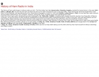 History of Ham Radio in India
