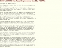 160M Delta Receiving Antenna