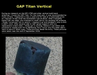 GAP Titan DX Repair