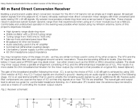 40 m Band Direct Conversion Receiver