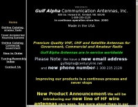 Gulf Alpha Communication Antennas