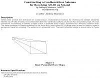 Horn antenna for AO-40 by AA2TX