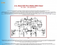 2 m. Band VHF PA 5 Watts