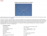 2 element cubical quad for 10 meters