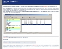 Fast Log Entry