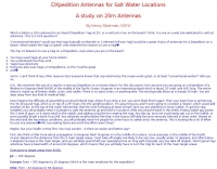 DXpedition Antennas for salt water locations