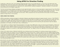 APRS and Fox Huntinhg