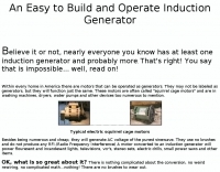 Induction Generator