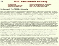 PSK31 Fundamentals and Setup