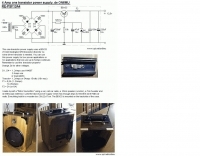4 Amp one transistor power supply