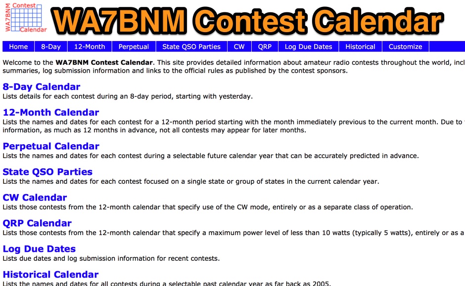 Contesting/Calendars