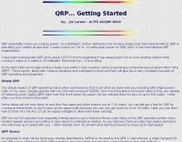 Operating Modes/QRP