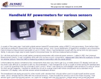 Homebrewed RF power meters