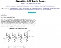 Audio CW Filter