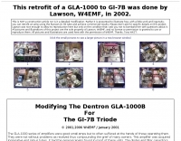 Retrofit of a GLA-1000 to GI-7B