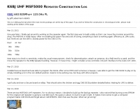 K6BJ UHF Repeater Construction Log