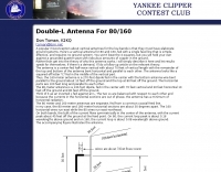 Double-L Antenna For 80 and 160