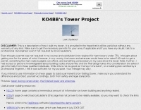 KO4BB Tower Project