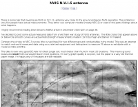 Lowering NVIS antennas