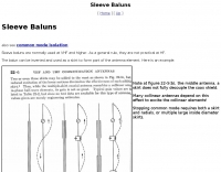 Antennas/Baluns