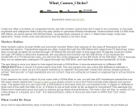 What cause key clicks