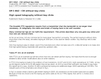 CW without key clicks