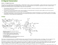 A Homemade Signal Generator