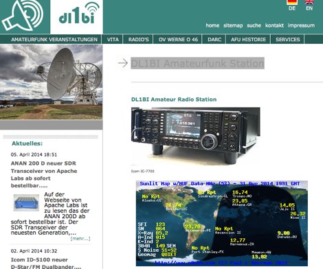 Ham Radio/Personal Pages/Europe