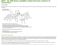 JBOT QRP Linear Amplifier