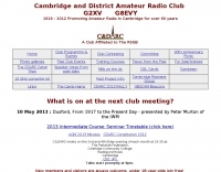 Cambridge and District Amateur Radio Club
