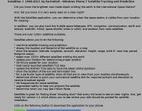 Software/Satellite tracking