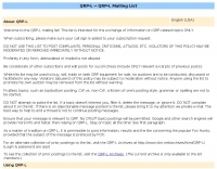 QRP-L Mailing List