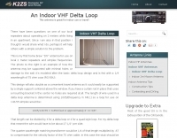 An indoor VHF stealth antenna