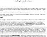 Stacking broadside collinear