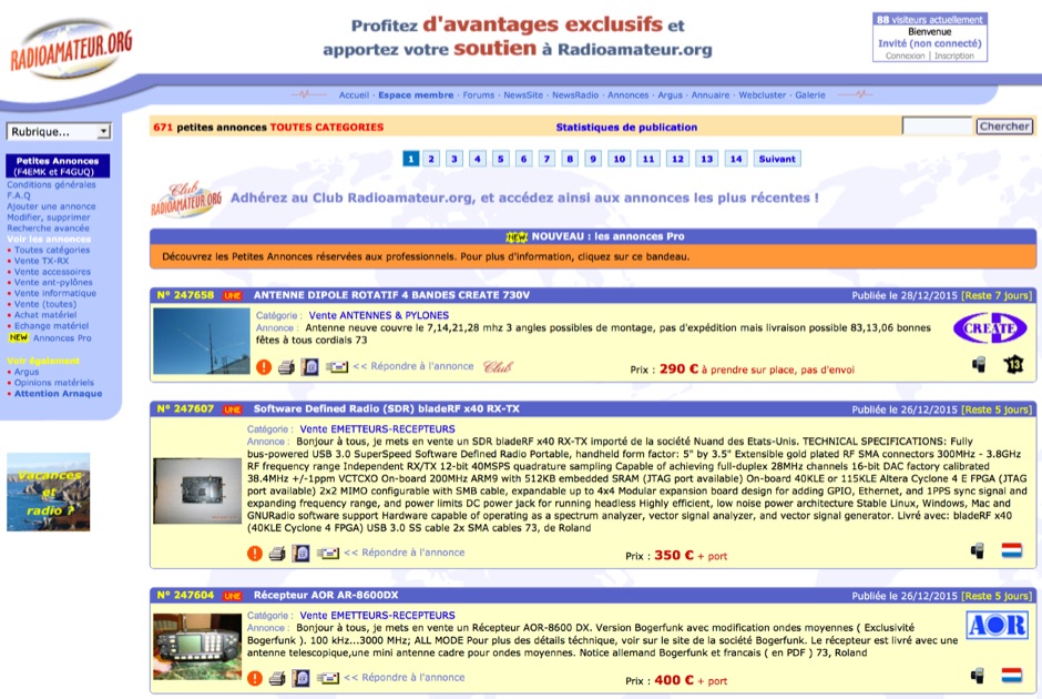 Internet and Radio/Classifieds