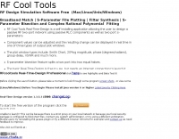RF Cool Tools Real Time Design